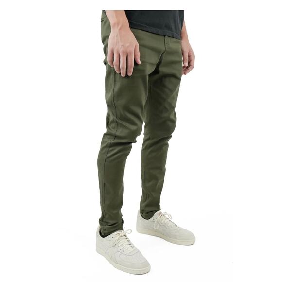 NWT Publish Brand Thorn Stretch Twill Slim Fit Jogger Pants Olive Mens Size 34 - Picture 1 of 8